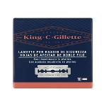 Gillette King C. Replacement Blades for Men's Safety Razor 10 Blades