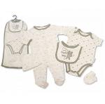 Baby 5 Pieces Layette Gift Set - Happy Days