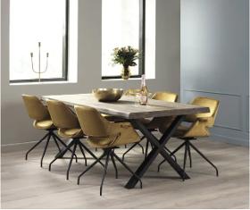 Møn XL Plank Dining Table 220 x 100 cm - Smoked Oiled Oak