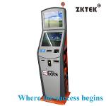 HD29 dualscreen payment and ticketing touchscreen kiosk for 