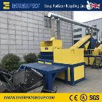 Auto AC cooling radiator shredder recycling line and plastic