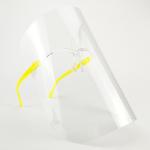 yellow glass face shield  protection anti fog reusable 