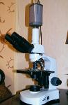 Профессиональный цифровой микроскоп тринокулярный