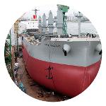 Hydraulic cylinders for marine and shipyard use