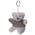 Plush bear with keychain