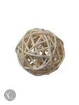 White Round Rattan Decorative Balls