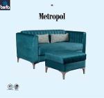 Modern Living Room Furniture Wooden Sleeper Sofas Metropol