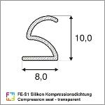 FE-S1 Silikon Kompressionsdichtung / Compression seal