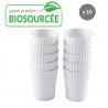 10 Gobelets Réutilisables Biosourcés 22 Cl
