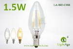 LED Filament Candle C35R 2200K 2700K E14 E12 B15 LightAge®