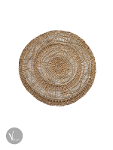 Handmade Round Natural Seagrass Placemat
