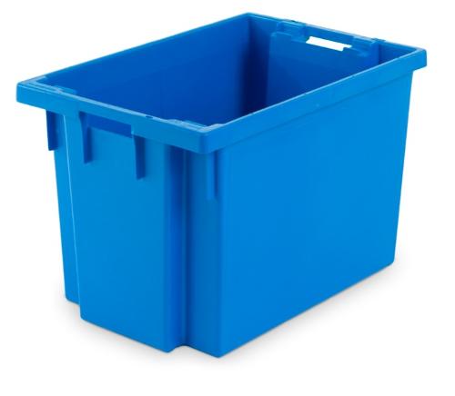 Caixas de plástico empilháveis e encaixáveis