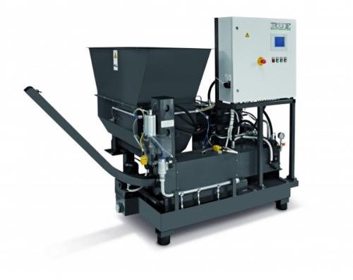 RUF briquette press for grinding sludge / grinding chips