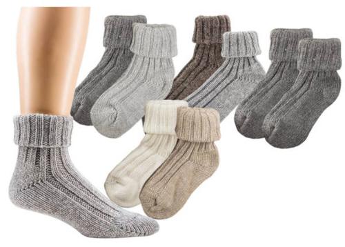 2194 - Cuff-Socks with Alpaca Wool