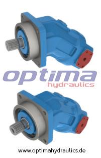 Fixed displacement axial piston bent-axis hydraulic motors