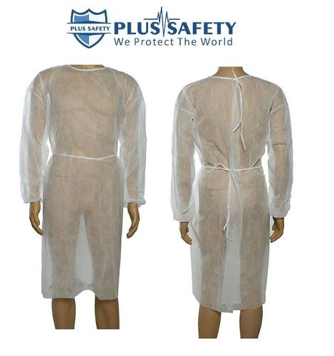 disposable isolation visitor gown 