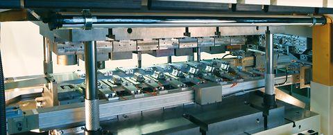 Peripheral equipment for forming presses