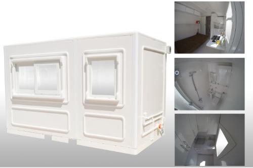 LCE-290 - 208 x 390 cm Fiberglass Living Cabin
