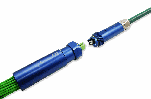 DiaFlex fiber optic connector