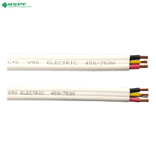 Кабель 2C+E два кабель электрический и кабель заземления