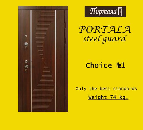 Exterior steel scurity mdf doors High quality Portala
