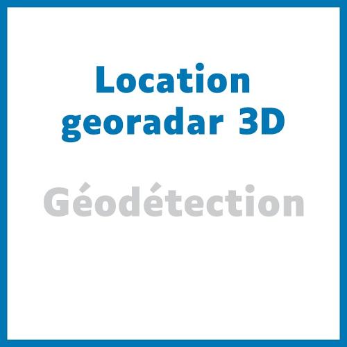 Location radar de sol 3D 