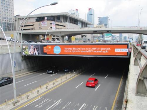 Overhead Bridge Billboards In Ankara, İstanbul